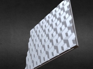 3d wall panel 4 3D Model