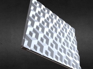 3d wall panel 4 3D Model