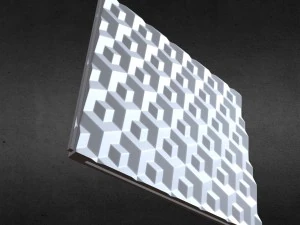 painel de parede 3d 4 Modelo 3D