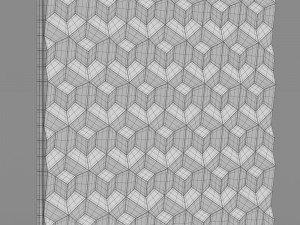 3d wall panel 4 3D Model