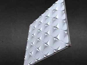 3d wall panel 5 3D Model