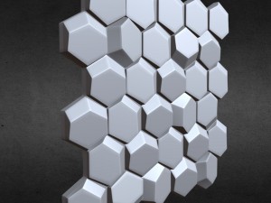 3d wall panel 6 3D Model