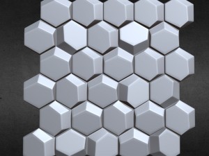 3d wall panel 6 3D Модель
