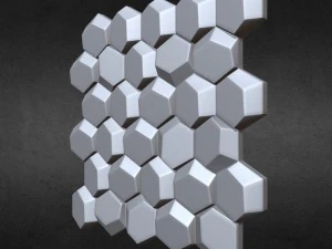 3d wall panel 6 3D Model
