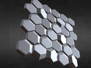 3d wall panel 6 3D Модель