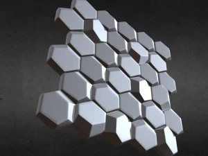 3d wall panel 6 3D Model