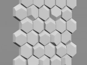 3d wall panel 6 3D Модель