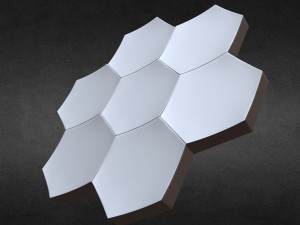 3d wall panel 7 Modello 3D