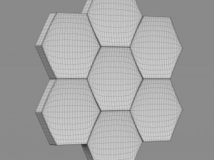 3d wall panel 7 Modello 3D