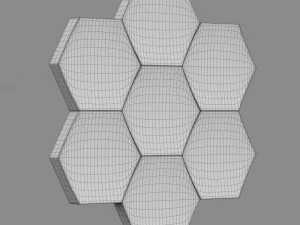 3d wall panel 7 3D Model