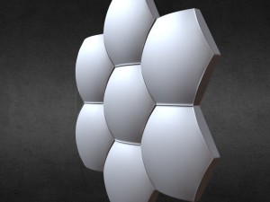 3d wall panel 8 3D Model