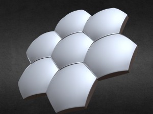 3d wall panel 8 3D Model