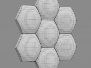 3d wall panel 8 3D Model