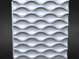 3d wall panel 9 3D Model