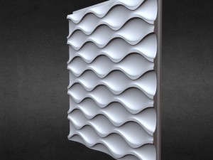 3d wall panel 9 Modelo 3D