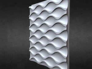 3d wall panel 9 3D Model