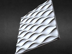 3d wall panel 9 3D Model