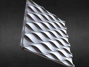3d wall panel 9 Modelo 3D