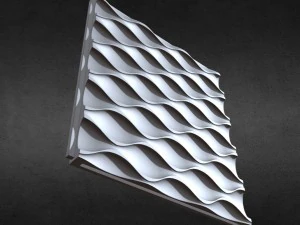 3d wall panel 9 3D Model