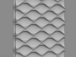 3d wall panel 9 3D Model