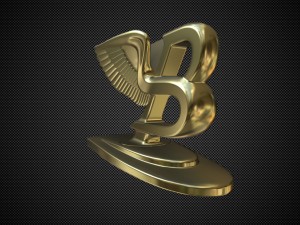 bentley hood ornament Modelo 3D