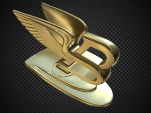 bentley hood ornament 3D Model