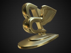 bentley hood ornament Modelo 3D