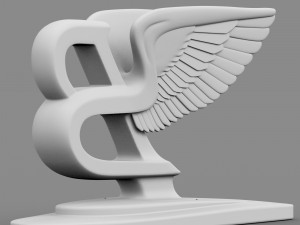 bentley hood ornament Modelo 3D