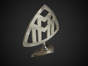 maybach hood ornament Model 3D