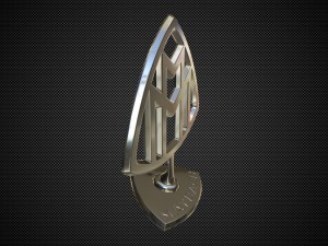 maybach hood ornament Model 3D