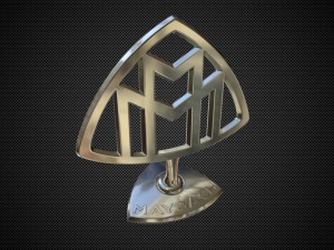 maybach hood ornament Model 3D