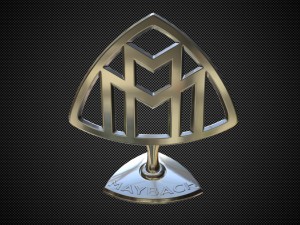maybach hood ornament Model 3D