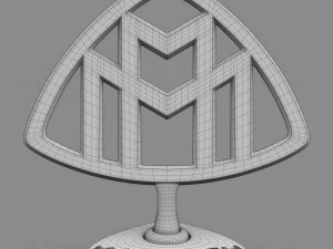 maybach hood ornament 3D Model