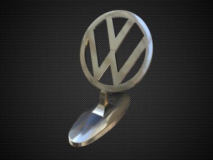volkswagen hood ornament 3D Model