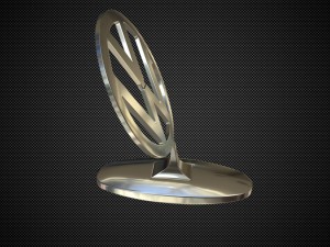 volkswagen hood ornament 3D Model