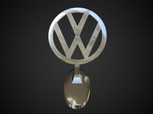 volkswagen hood ornament 3D Model