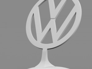 volkswagen hood ornament 3D Model