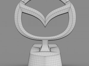 mazda hood ornament Modelo 3D