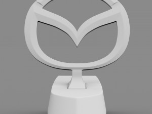 mazda hood ornament Modelo 3D
