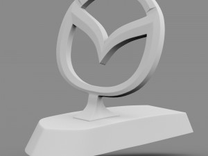 mazda hood ornament Modelo 3D