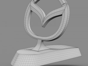 mazda hood ornament Modelo 3D