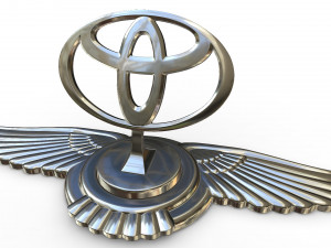 toyota hood ornament 3D Model