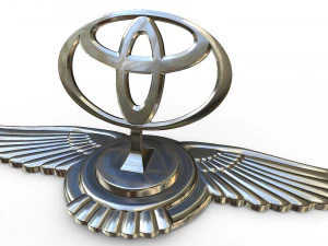 enfeite de capô de toyota Modelo 3D