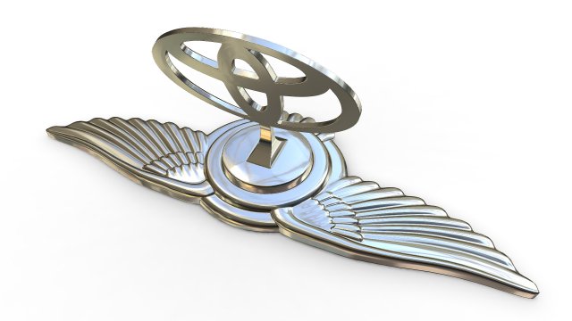 hood ornament duck 3D Model in Parts of auto 3DExport
