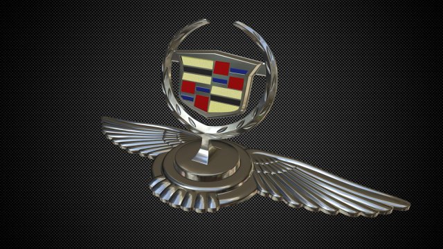 cadillac hood ornament Modelo 3D .c4d .max .obj .3ds .fbx .stl .blend 