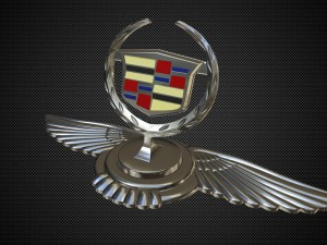 cadillac hood ornament Modello 3D