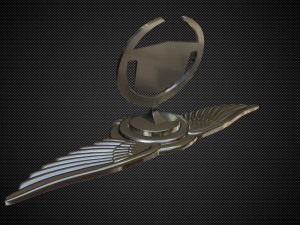 cadillac hood ornament Modelo 3D