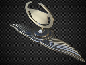 cadillac hood ornament Modelo 3D