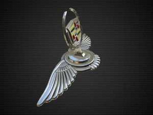 cadillac hood ornament 3D Model