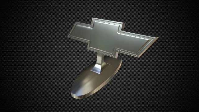 chevrolet hood ornament 3D Model .c4d .max .obj .3ds .fbx .stl .blend